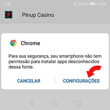 Android Casino BR Step 1